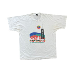 Vintage St. Bonaventure University Class of '95 T-Shirt White Size XL