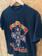 Vintage Guns n rose appetite for destruction print t-shirt size medium