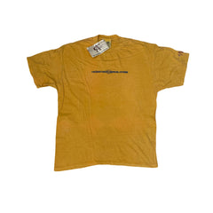 Vintage Single Stitch Anvil T-Shirt XL Yellow Religious New Age Graphic