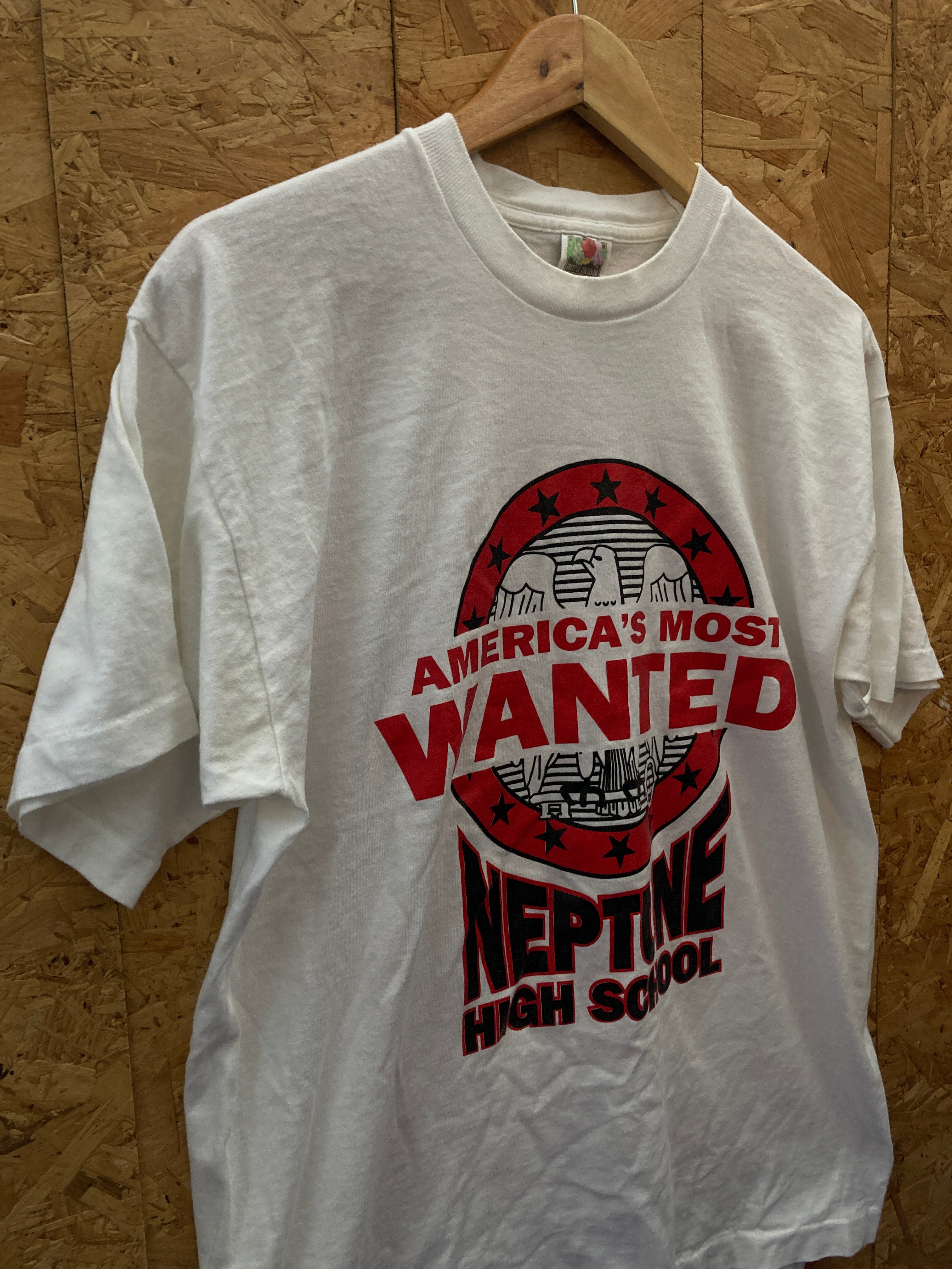 Vintage 97 Neptune high school leavers souvenir single stitch t-shirt size large