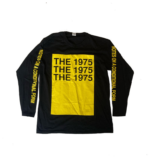 Vintage 00s The 1975 Notes on a conditional form uk Ireland tour long sleeve t shirt size medium