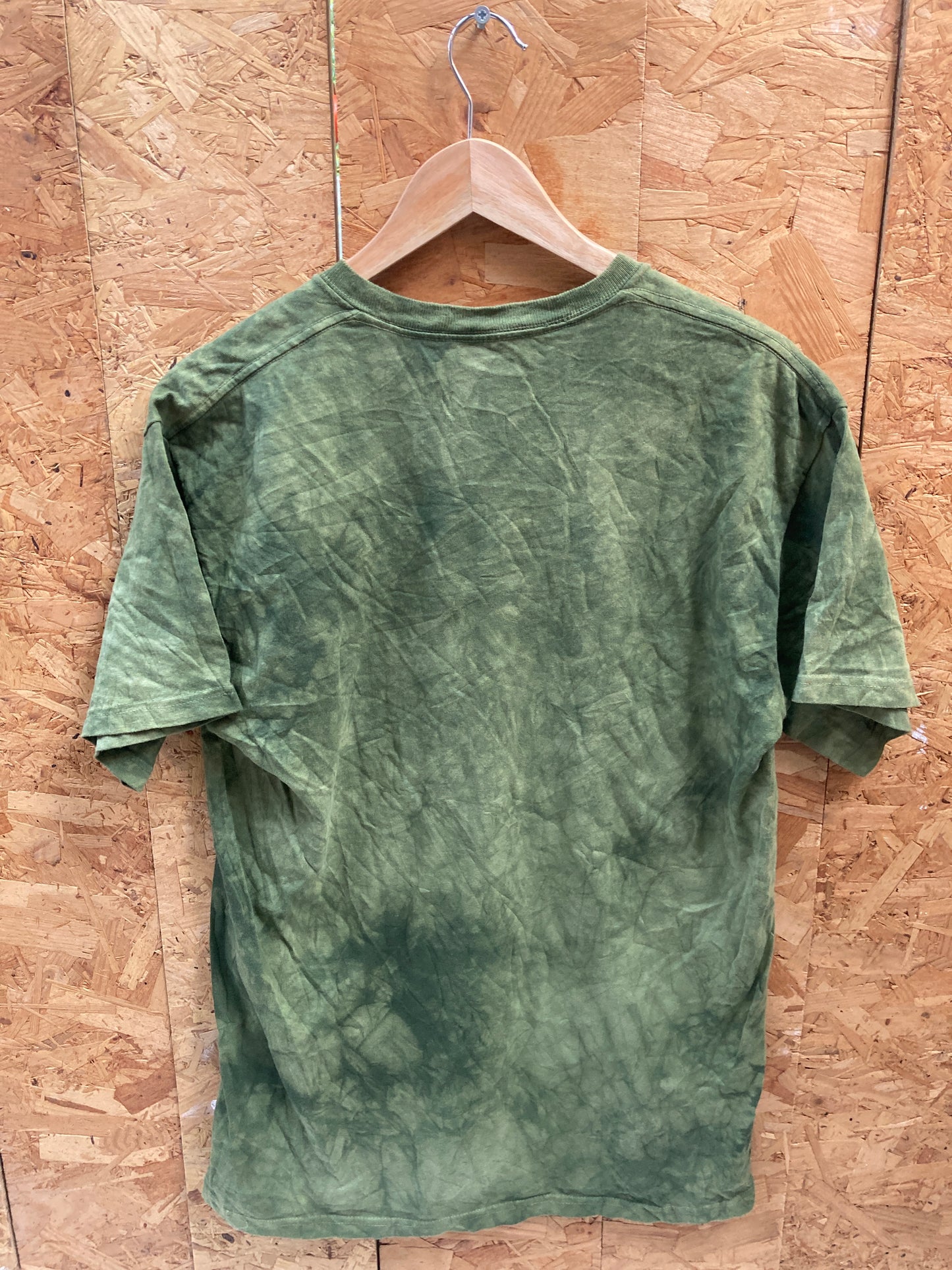 Vintage 90s The Mountain USA grungy green wisdom tree tie dye t-shirt size M