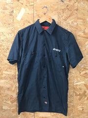 Vintage 90s USA black grill chef Bi-Rite Good Food chore workwear by Dickies size small