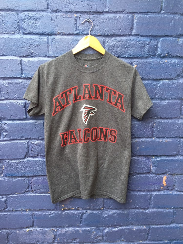 Atlanta Falcons USA vintage souvenir grey t-shirt by Majestic size small