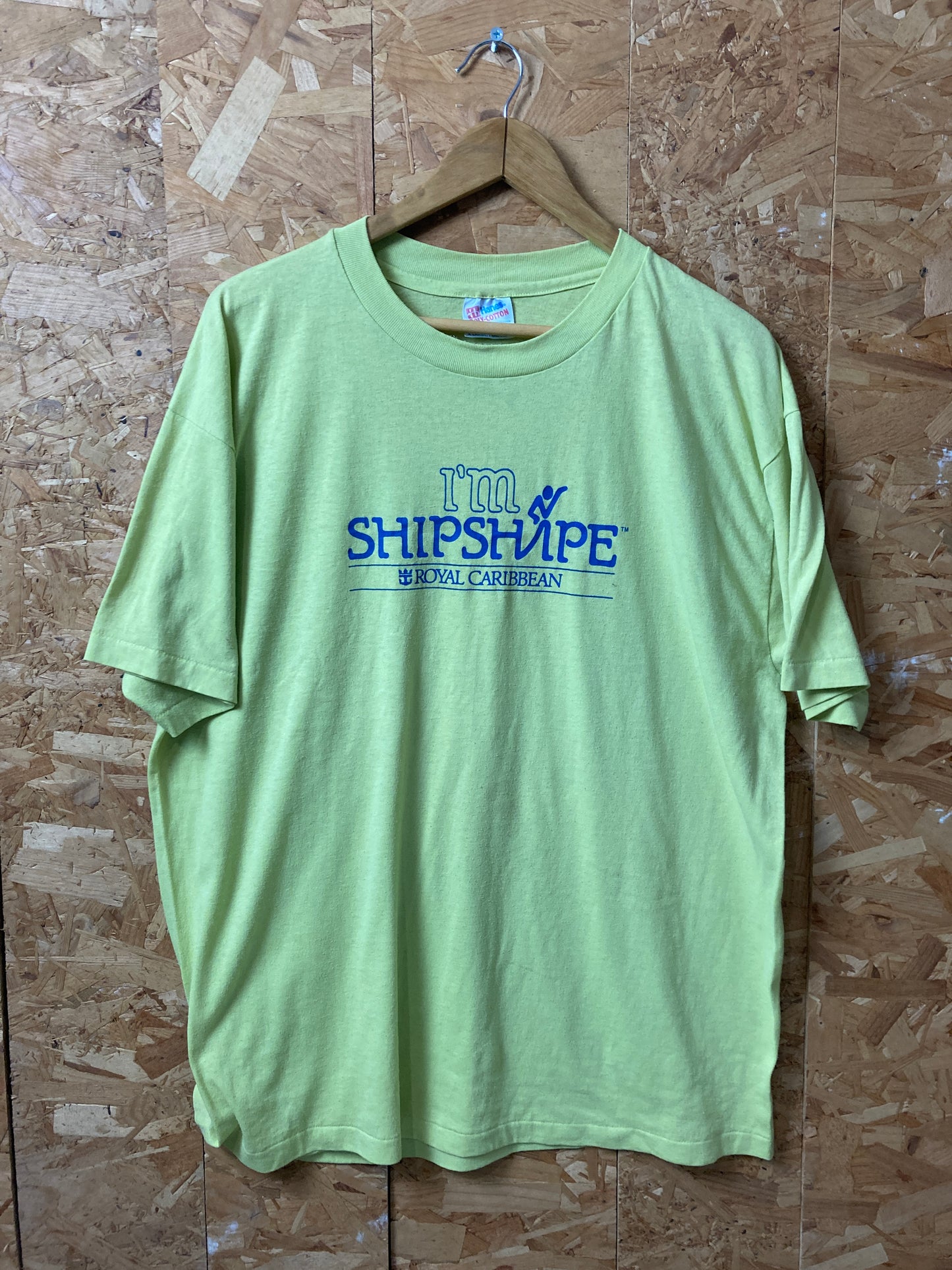 Vintage 90s green Royal Caribbean single stitch souvenir t-shirt size XL