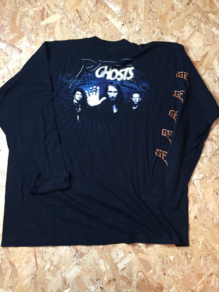 Vintage Rage German heavy metal band Ghosts album release ‘99 long sleeve t-shirt size XL