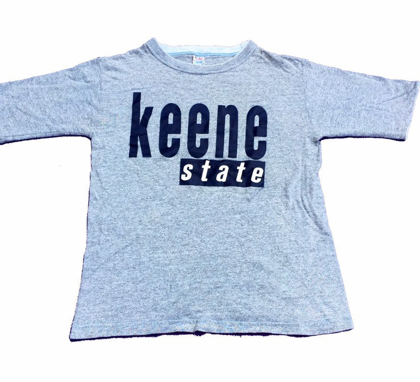 Vintage 80s Champion USA double stitch  Keen State College grey t-shirt size small