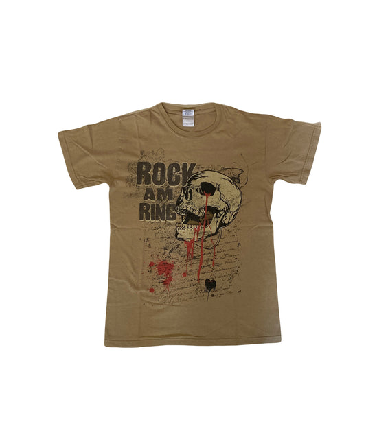 Rock am ring festival 2009 memorabilia shirt with line up in back retro vtg music merch band t-shirt size small