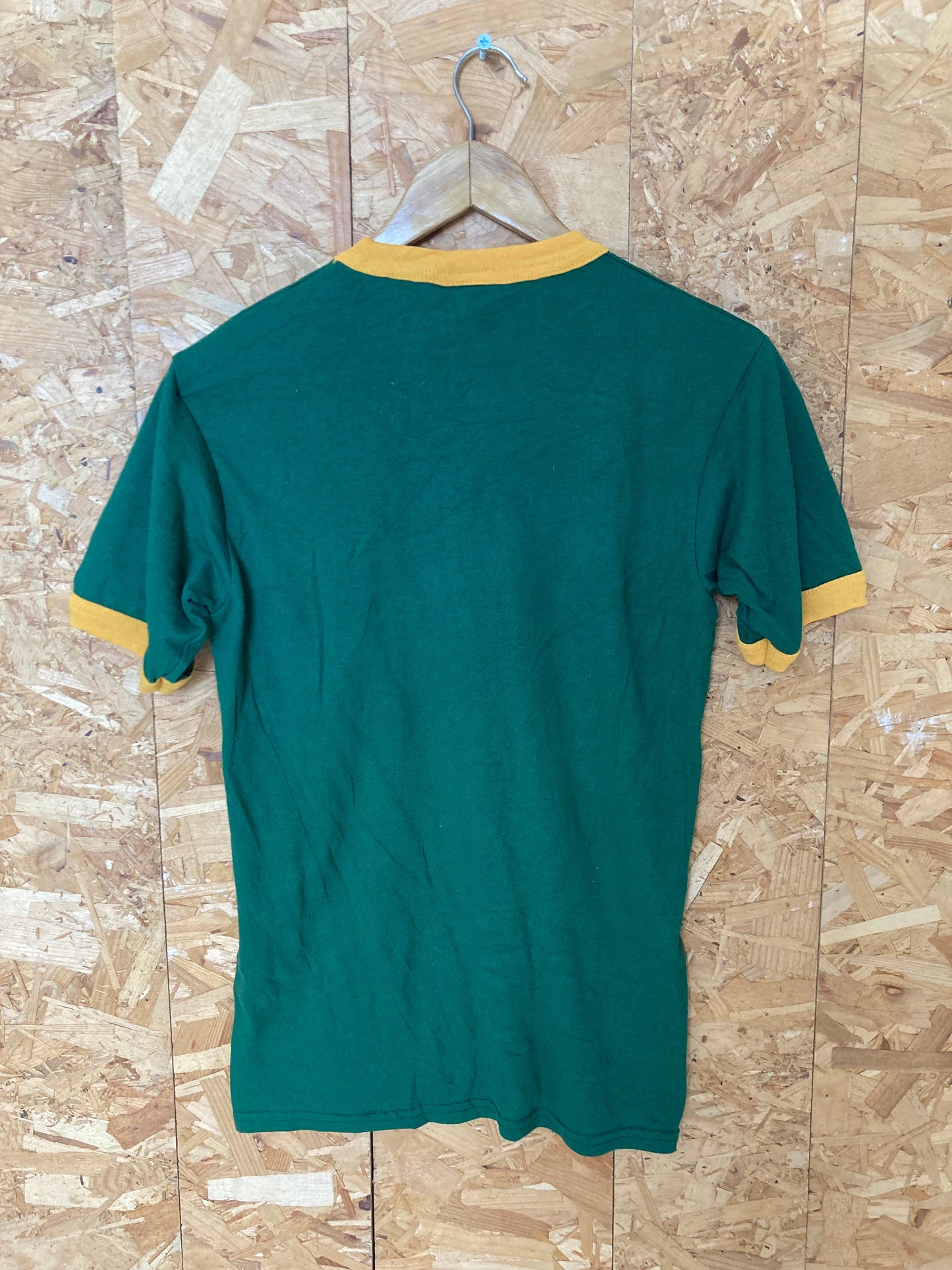 Vintage 90s dark green & yellow Point Park University Summer Education souvenir USA t-shirt size small