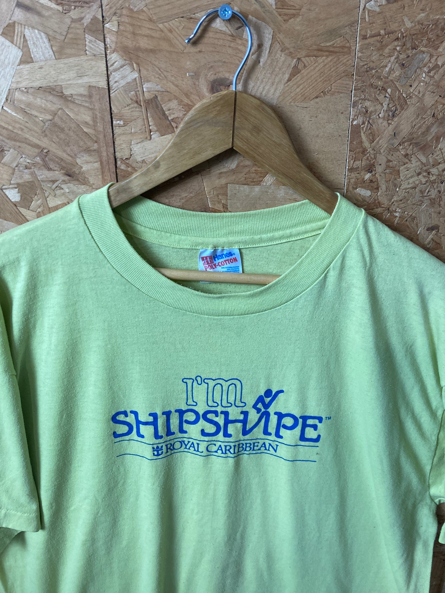 Vintage 90s green Royal Caribbean single stitch souvenir t-shirt size XL