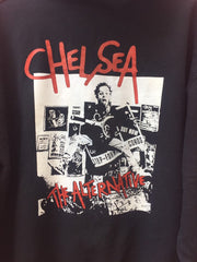 Chelsea UK hardcore punk rock band sex pistols black double print hoody size large