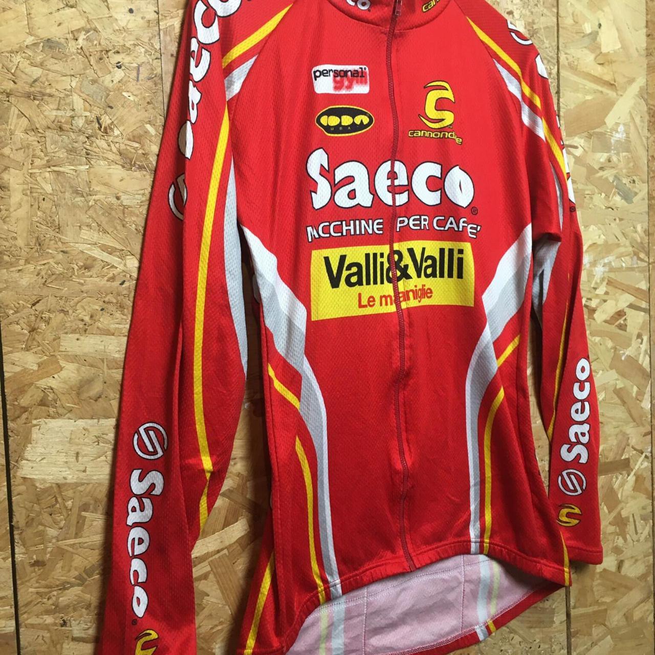 Vintage 90'S Italian made long sleeve valli&valli le maniglie italian race mens jersey long sleeved cycle jersey size XXL