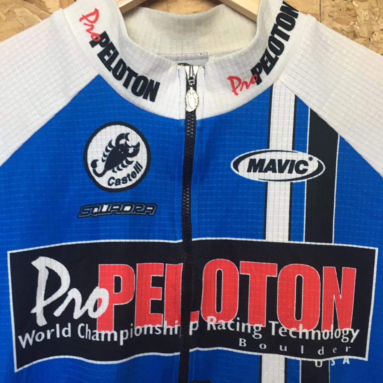 Vintage 90s USA made sponsored by power bar serotta pro peleton world championship mavic castelli size large