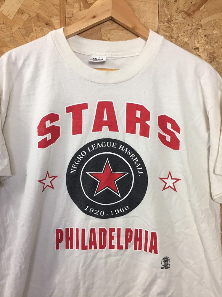 Vintage 90s USA Philadelphia Stars baseball team Souvenir white red t-shirt size large