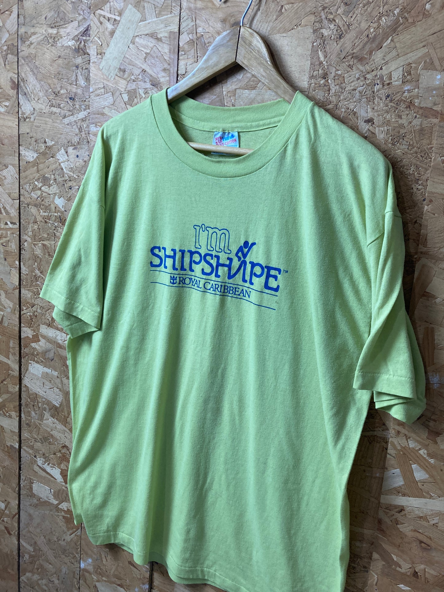 Vintage 90s green Royal Caribbean single stitch souvenir t-shirt size XL