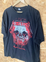 Vintage 00s Metallica wherever I may roam world tour metal band music merch t-shirt size XXL