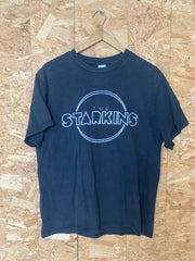 Vintage Y2K black Starkins British pop rock punk band quirky souvenir punk band t-shirt size large