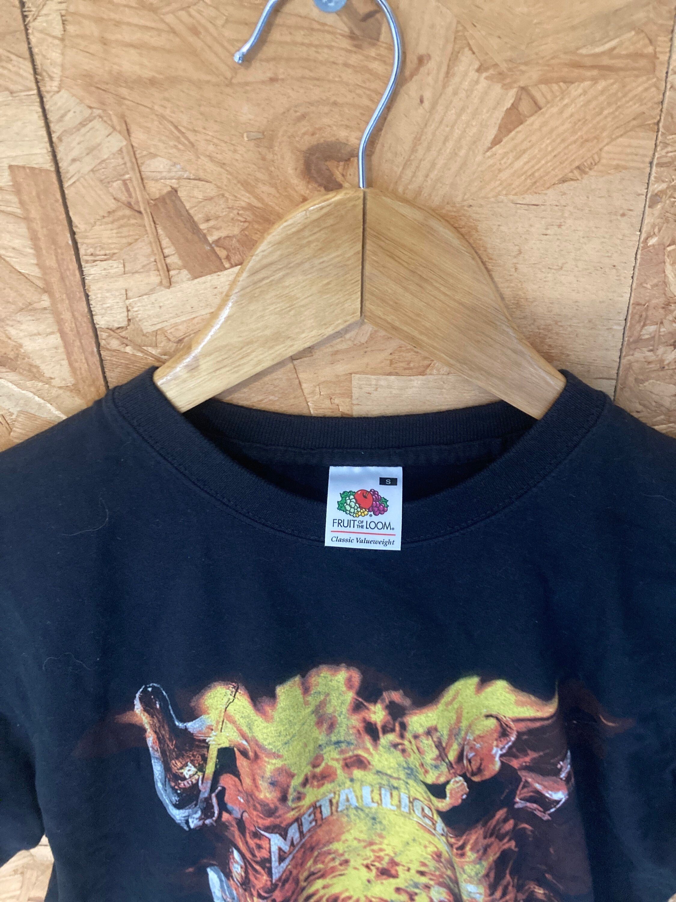 Vintage 00s Metallica 2009 tour Heavy metal band music merch t-shirt size small