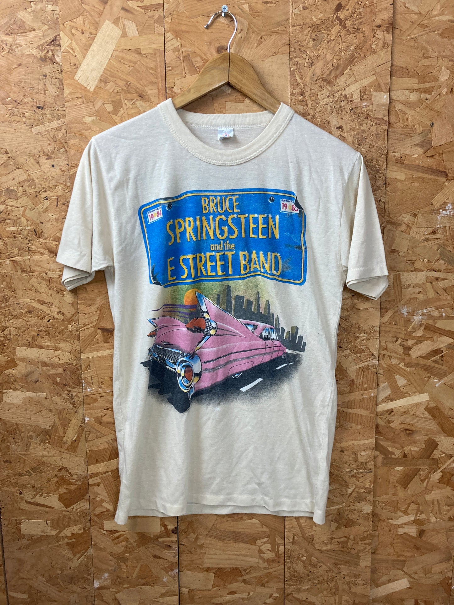 Vintage 84' Bruce Springsteen & E-street band tour t-shirt size medium