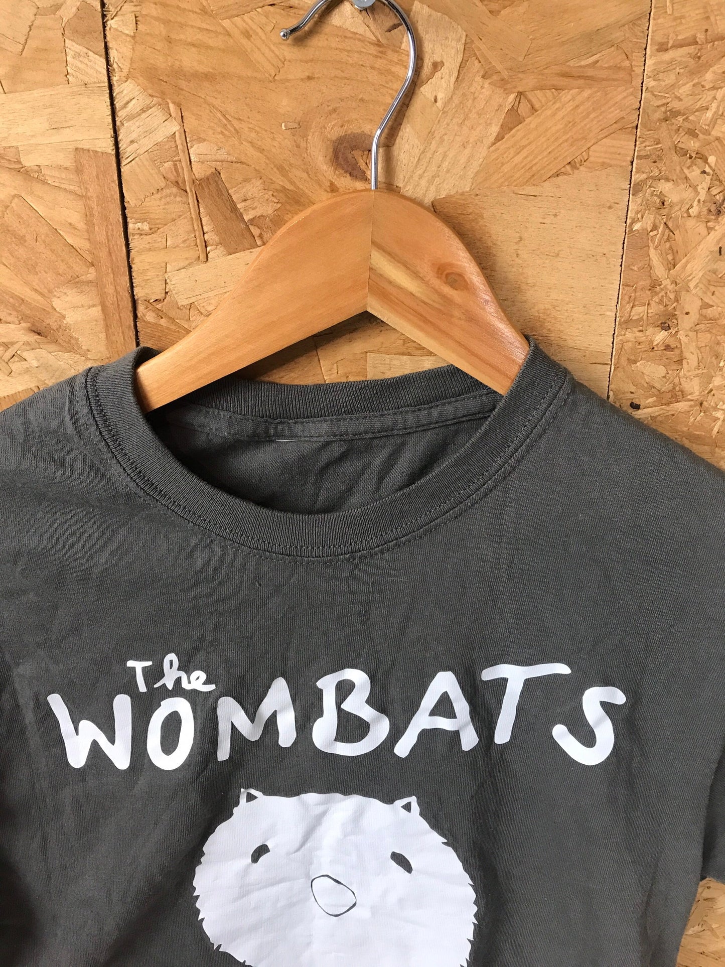 Vintage 00s grey band t-shirt The Wombats size Small