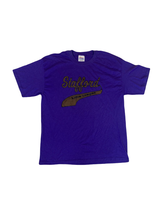 90s Vintage USA College Sports Retro Stafford purple t-Shirt size large