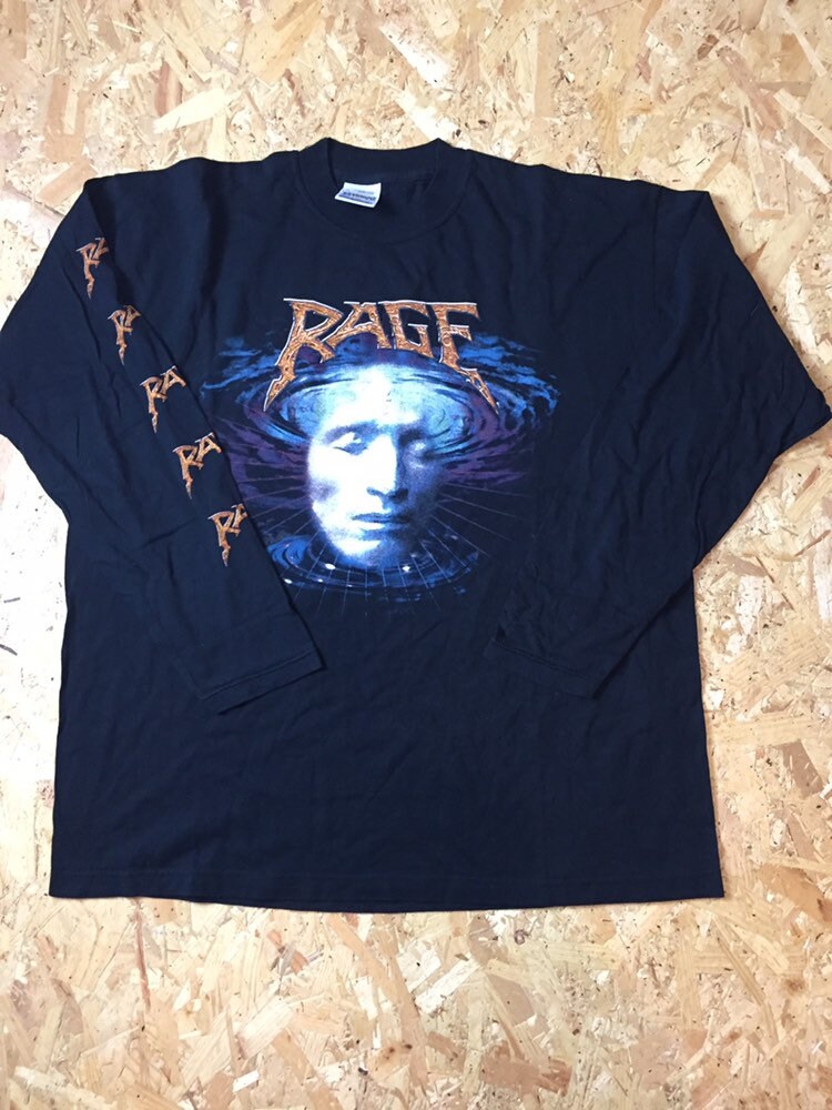 Vintage Rage German heavy metal band Ghosts album release ‘99 long sleeve t-shirt size XL