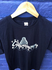 Vintage 80s Paramount theatre foundation black theatre t shirt size large