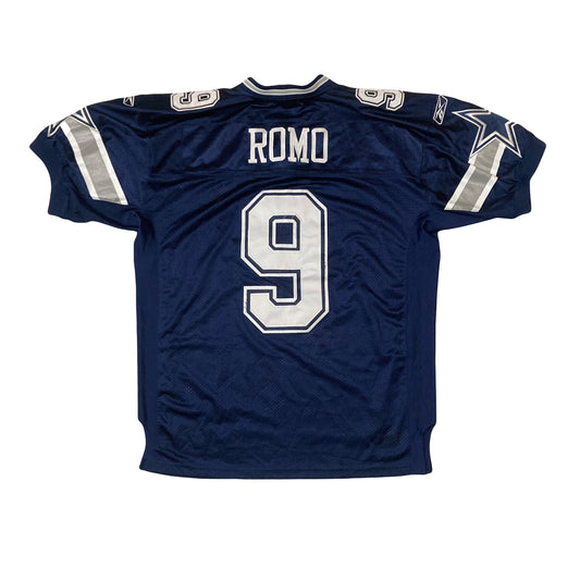 Vintage USA NFL Dallas Cowboys Tony Romo football player jersey by Reebok nfl players size 48 large