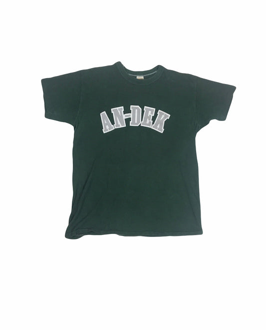 Vintage 90s AN-DEK number 10 dark green t-shirt size large by Russel athletic