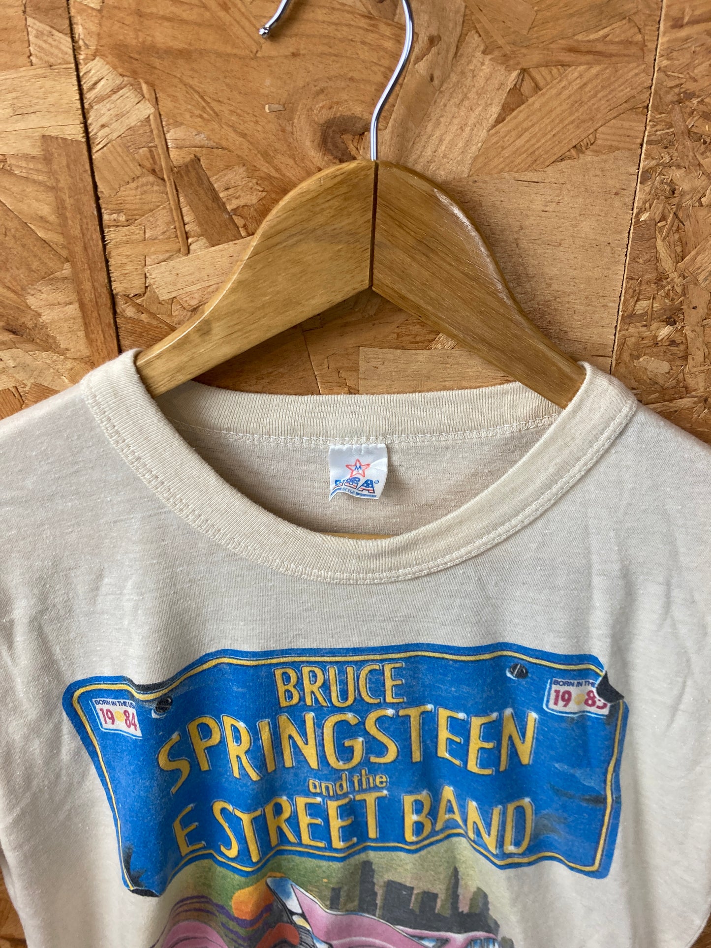 Vintage 84' Bruce Springsteen & E-street band tour t-shirt size medium