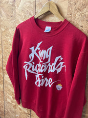 Vintage 80s King Richard’s Faire red crew neck sweater size medium by jerzees