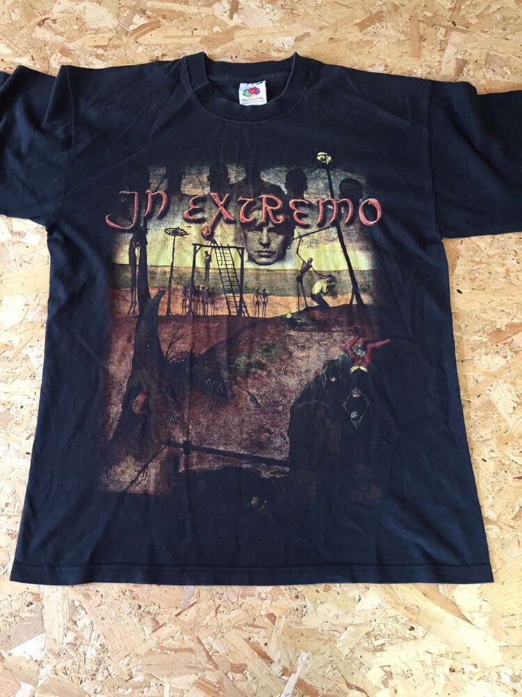 Vintage In Extremo 2003 tour metal rock band tour t-shirt size large