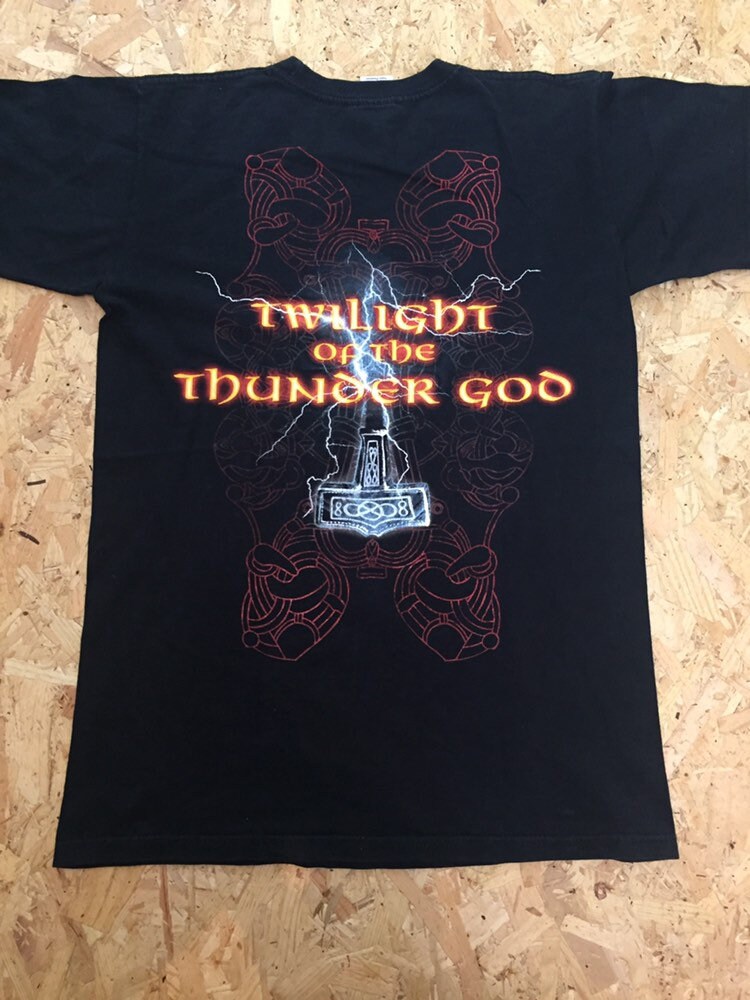 Vintage Amon Amarth twilight of the gods Swedish heavy metal band t-shirt size small