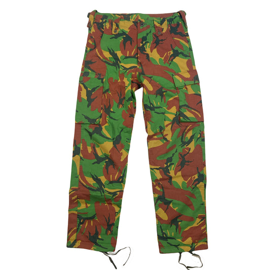 Vintage Y2K African tropical camo style army cargo pants baggy trousers size large