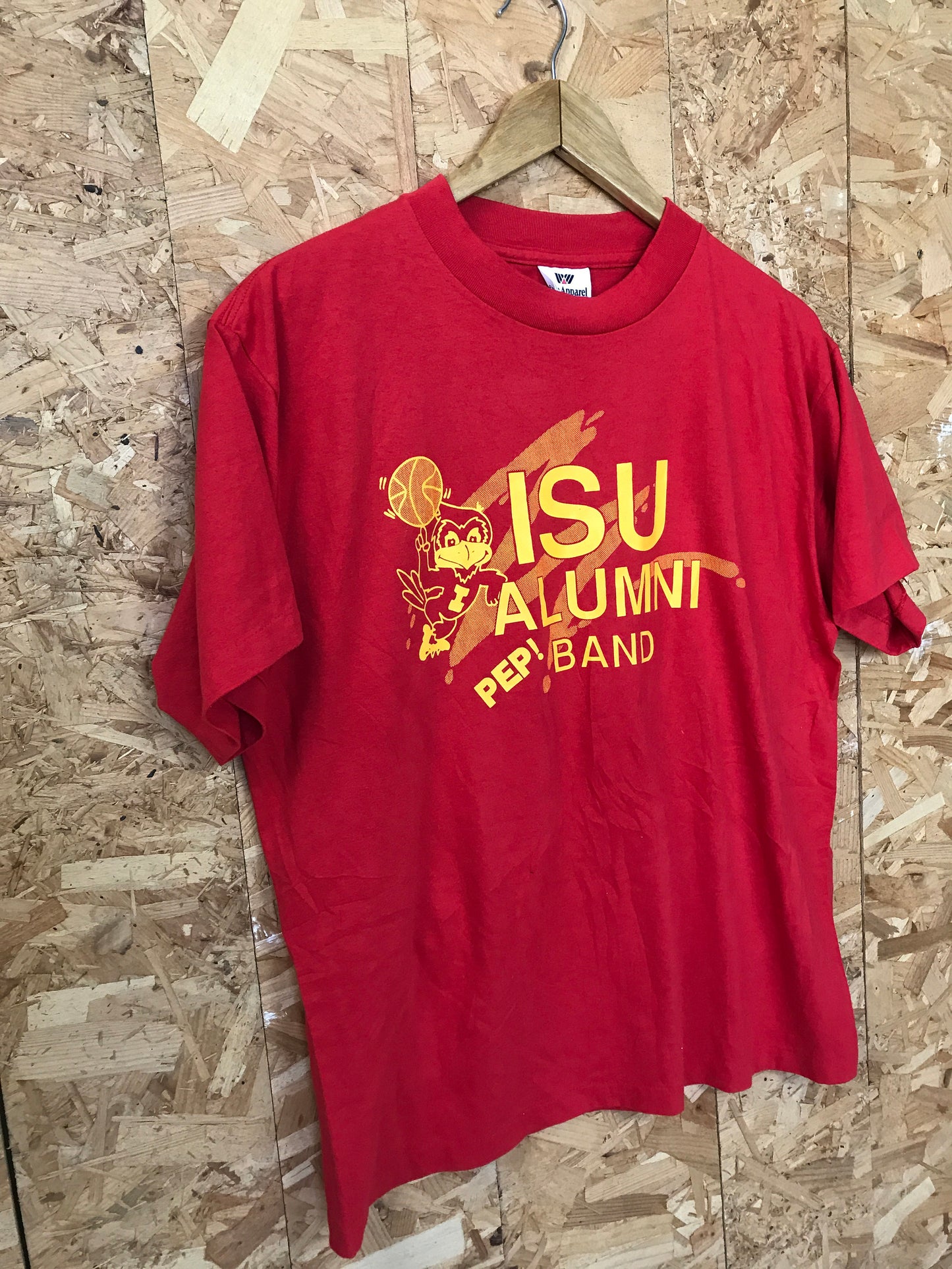 Vintage 90s &#39;We&#39;re the magic&#39; ISU Alumni Pep Band  souvenir quirky college team red yell