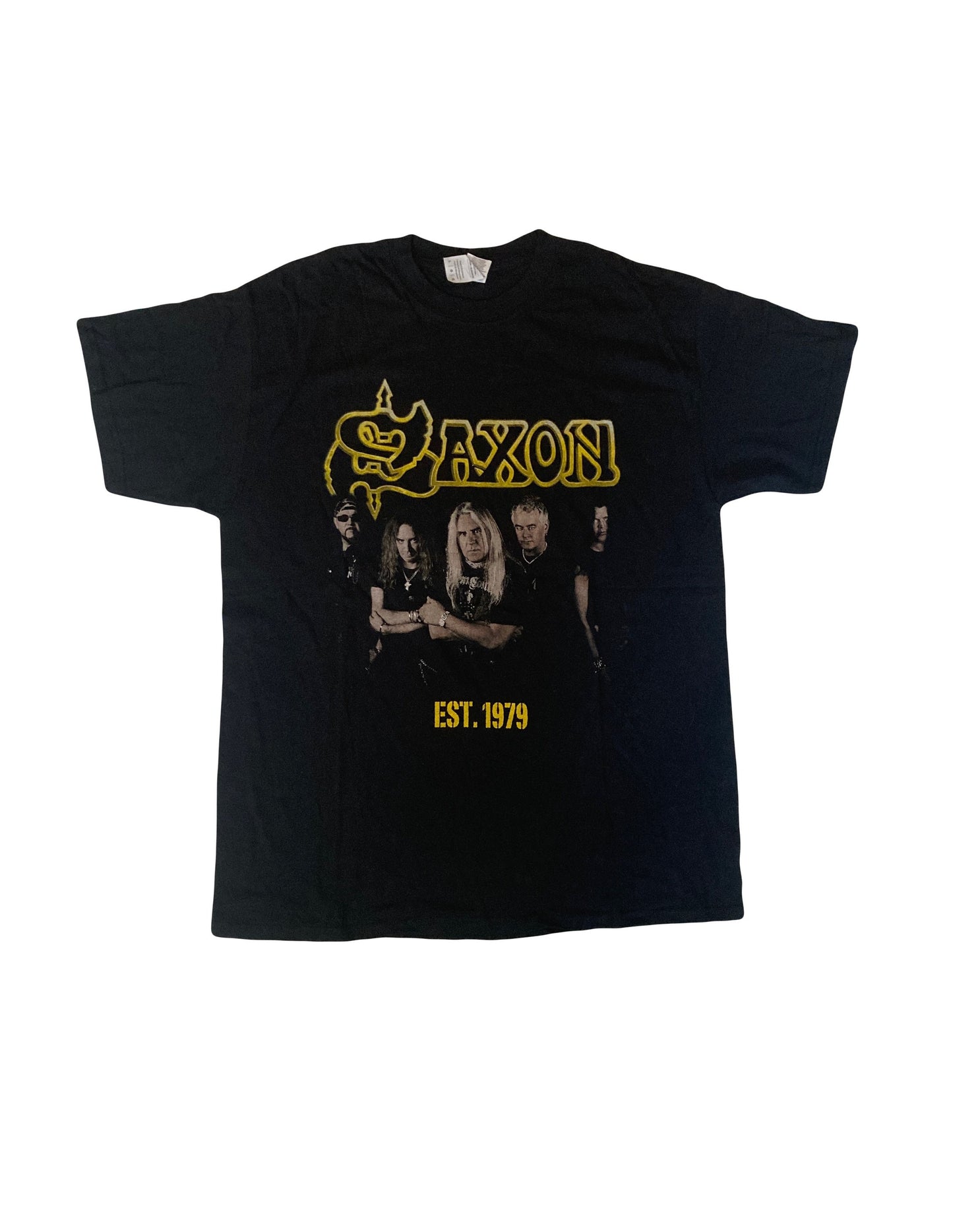 Saxon heavy metal band European tour 2016 t-shirt size large