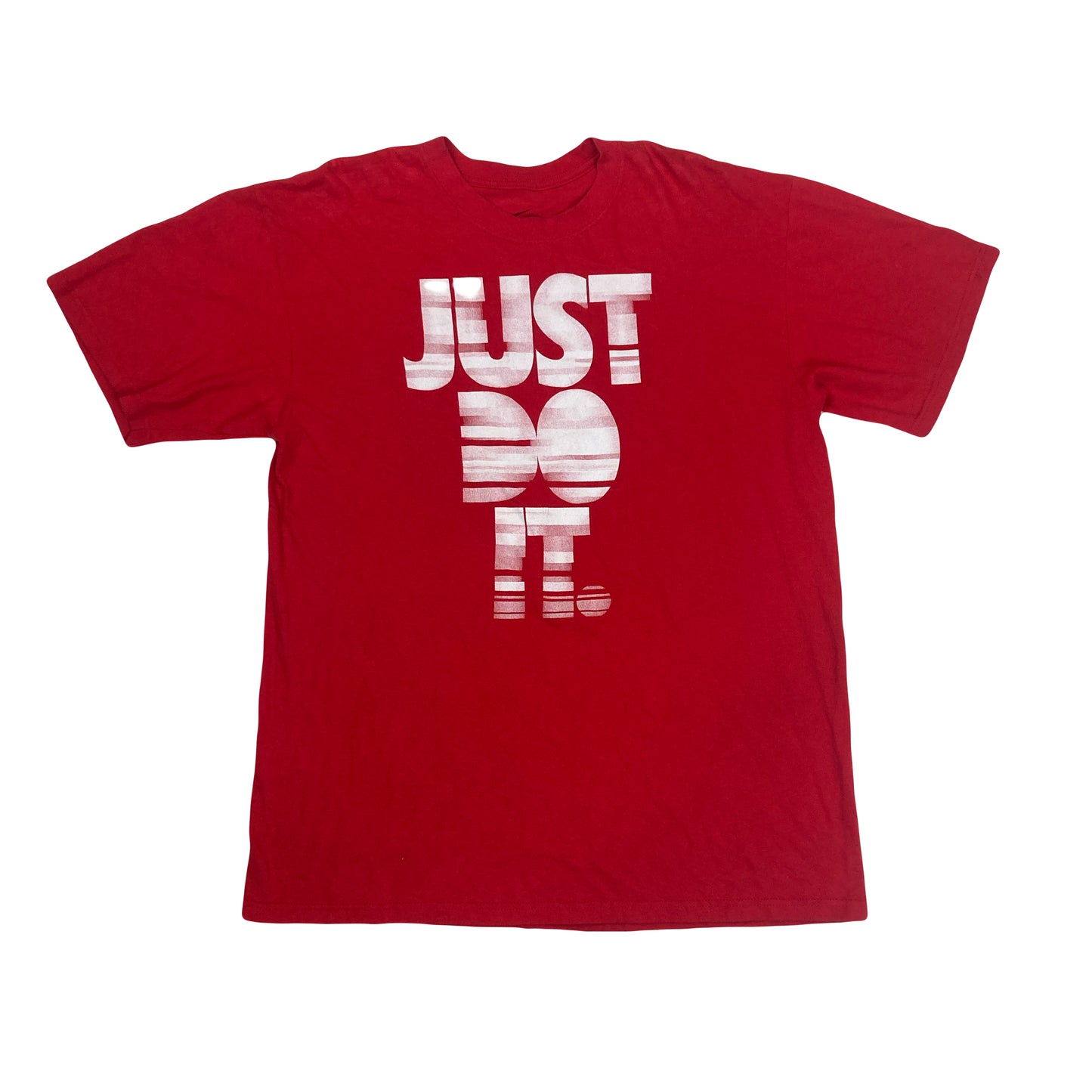 Vintage Y2K red white Nike Just Do It oversized t-shirt size large