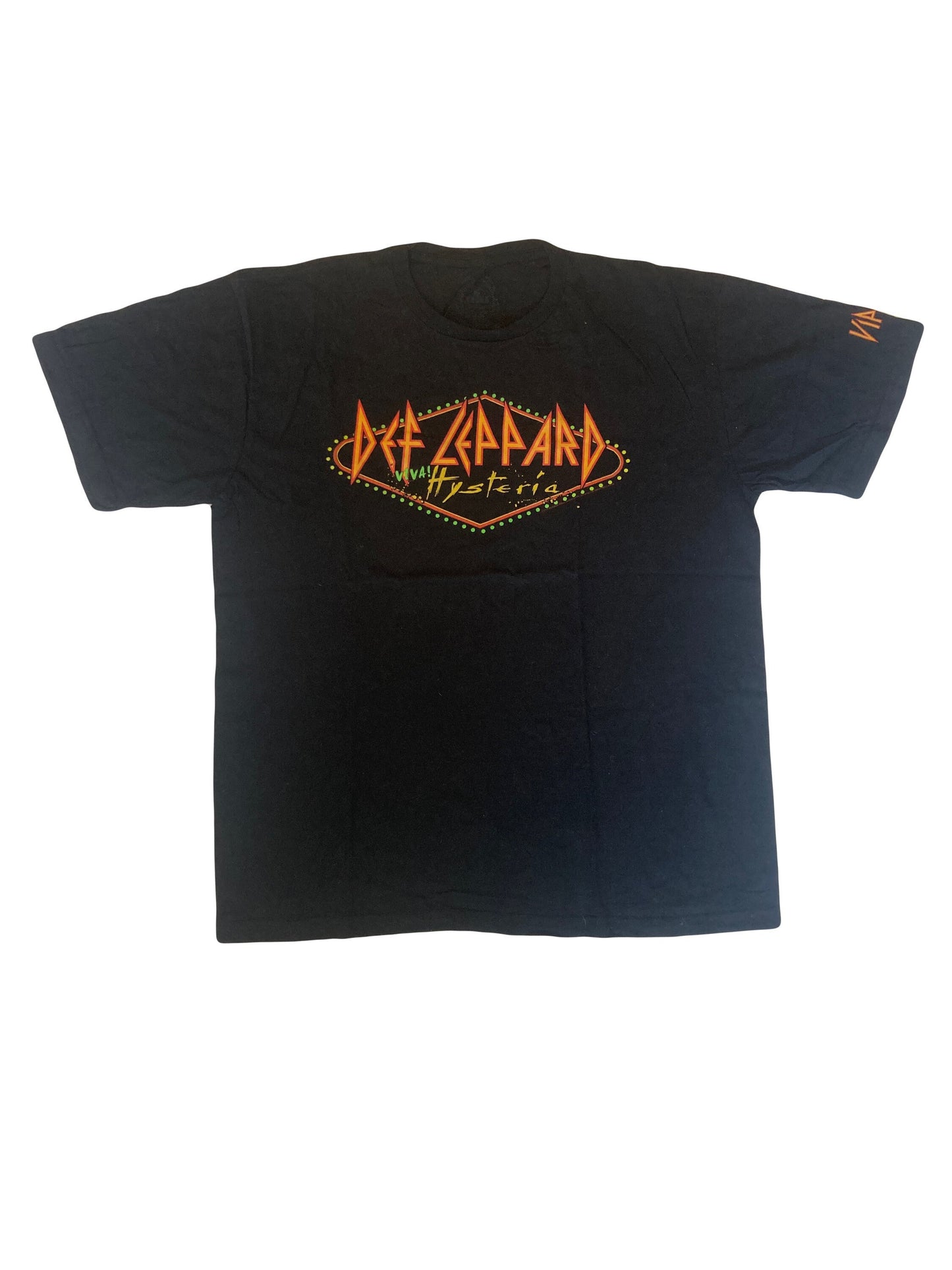 Vintage 00s Def Leppard Viva hysteria tour VIP t-shirt oversized size XXL