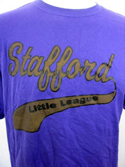 90s Vintage USA College Sports Retro Stafford purple t-Shirt size large