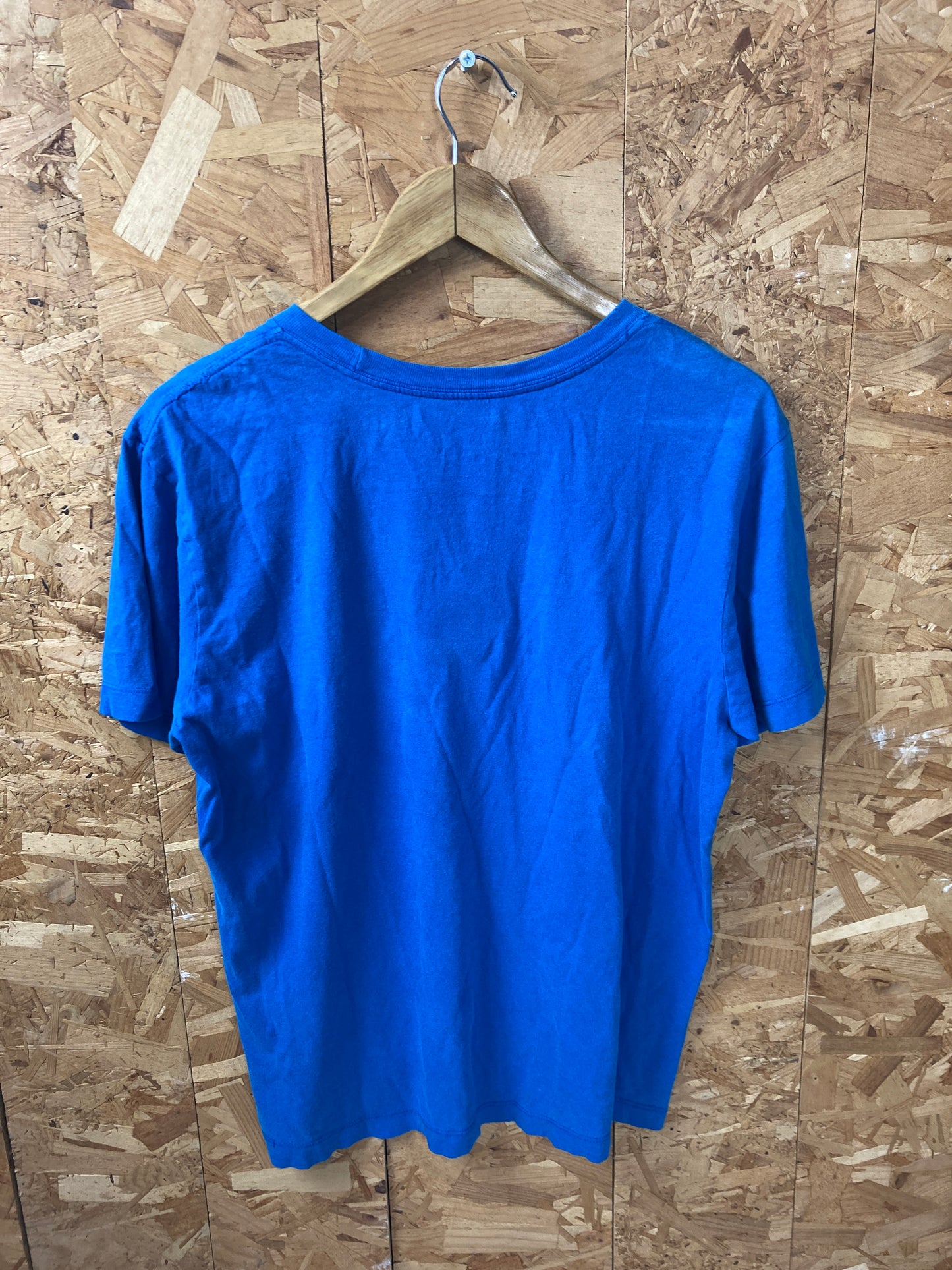 Vintage Y2K Nike Air logo minimal blue t-shirt size medium