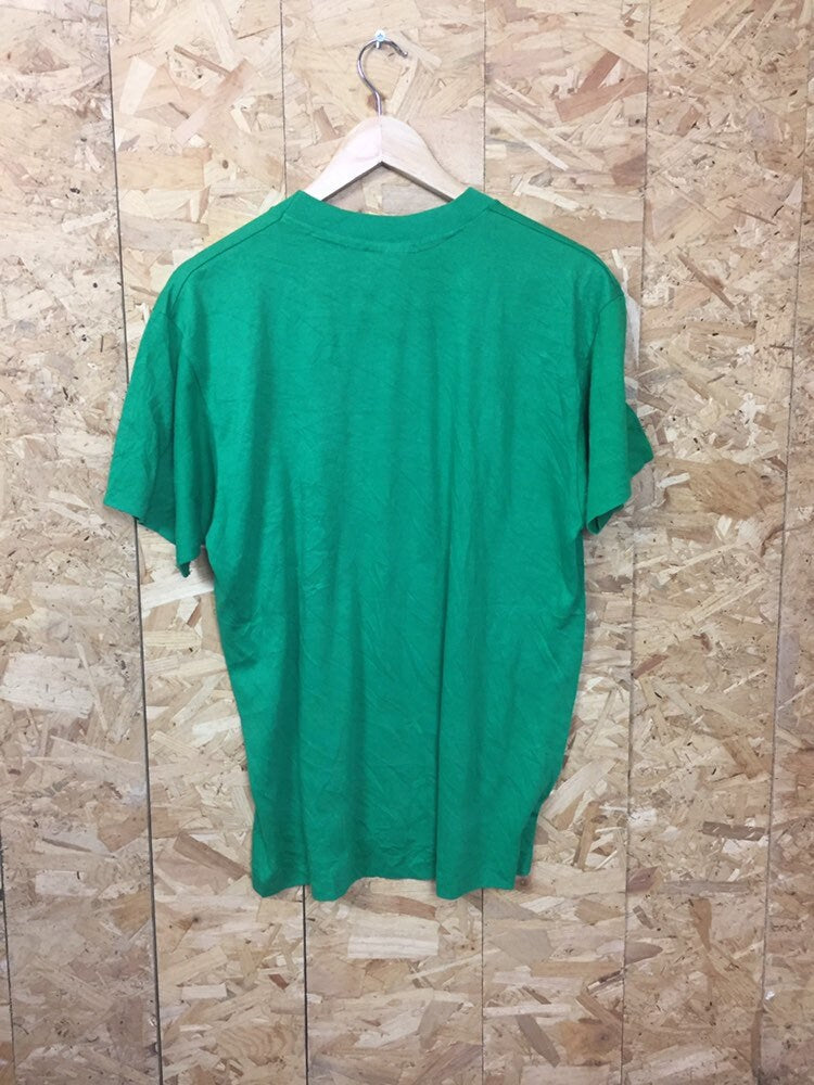 Vintage 90s Saco Bay Maine USA souvenir green t shirt size XL