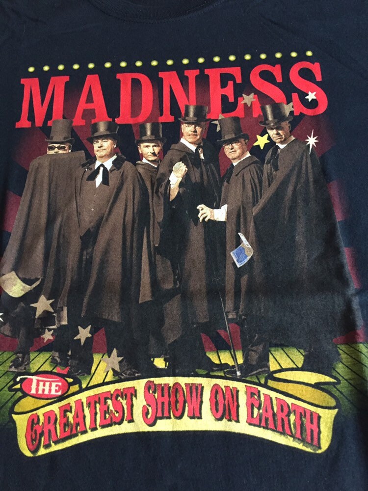 Vintage Madness band tour t-shirt ska two tone size large