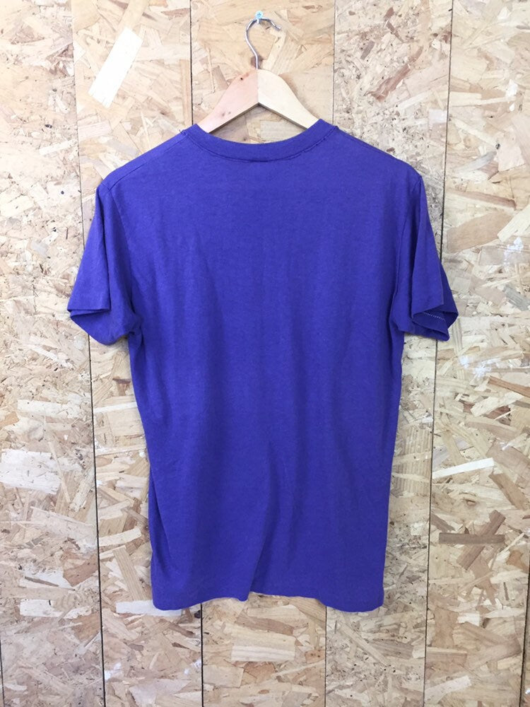 Vintage 80s Nitty Gritty Good Time Four band  purple quirky USA souvenir t-shirt size large