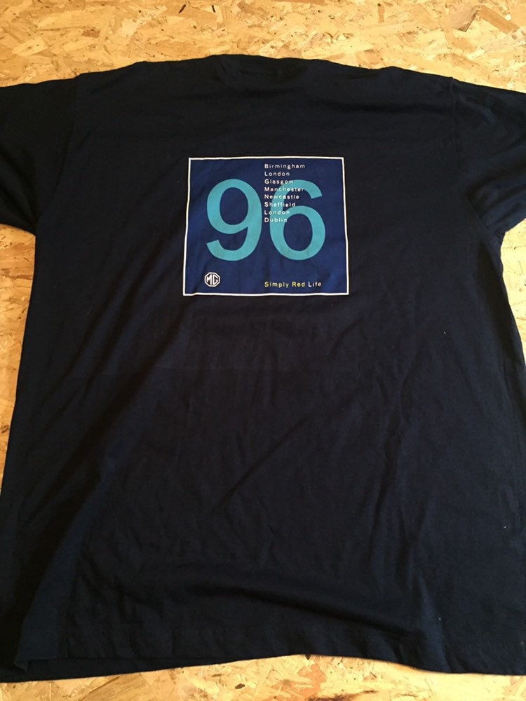 Simply Red Merch Simply Red vintage music merch 96 uk tour t-shirt size XL – Stateside ...