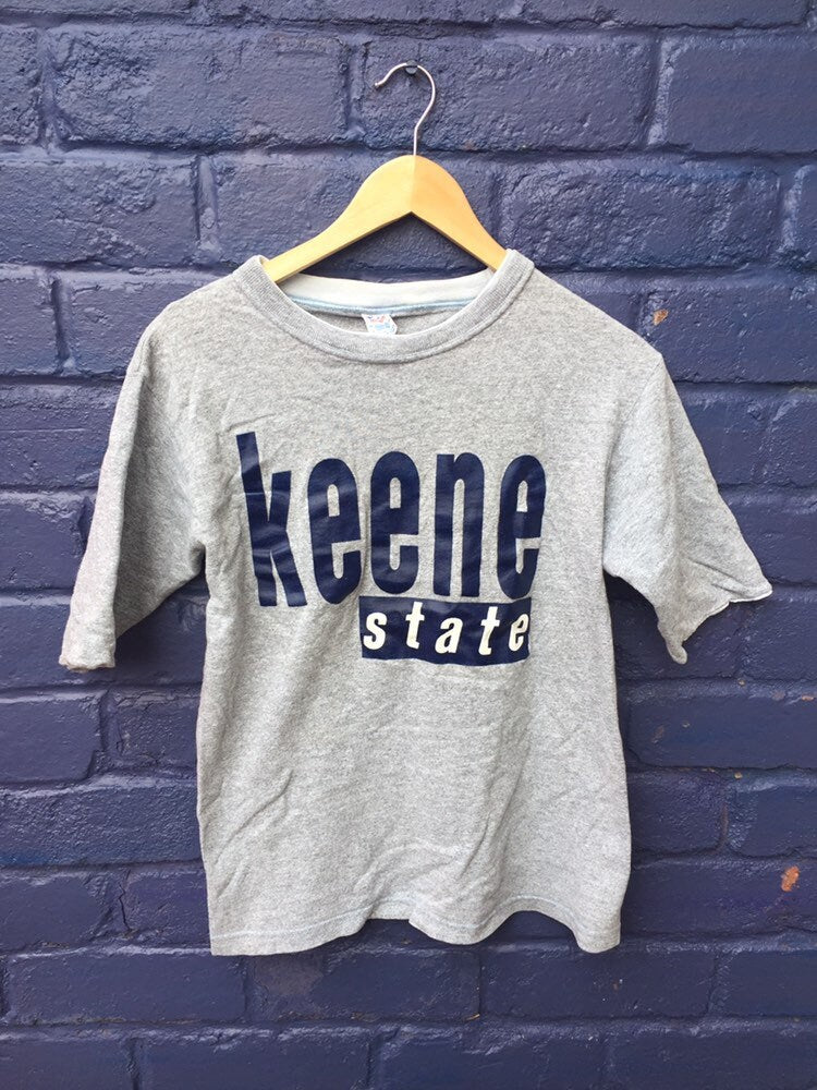 Vintage 80s Champion USA double stitch  Keen State College grey t-shirt size small