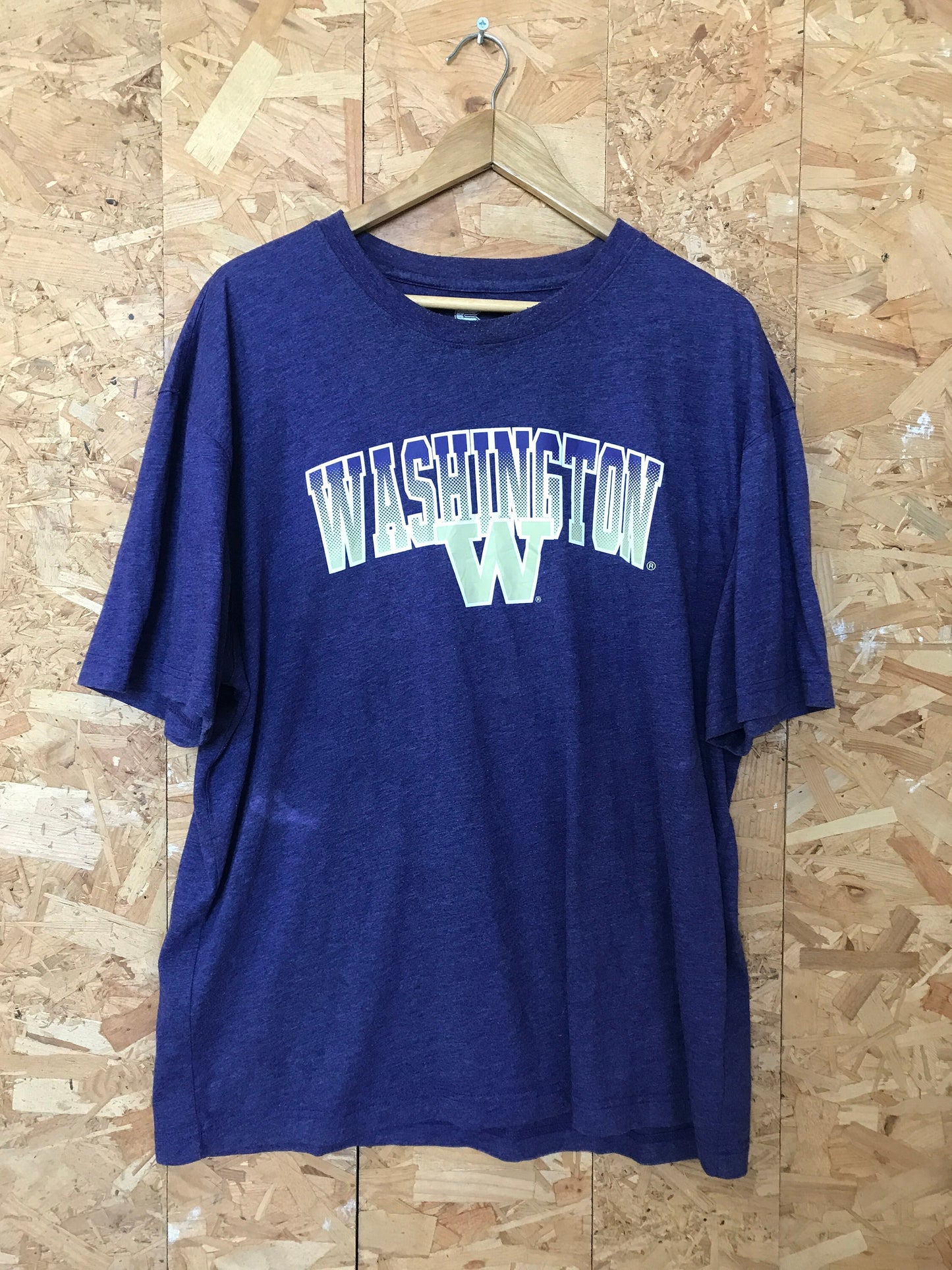 Vintage 90s Go W Dawgs Washington University College USA souvenir purple t-shirt size XL