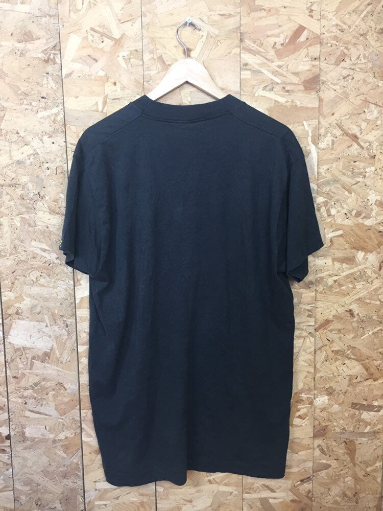 Vintage 90s Cleveland hunger task force faded black & yellow t shirt size XL