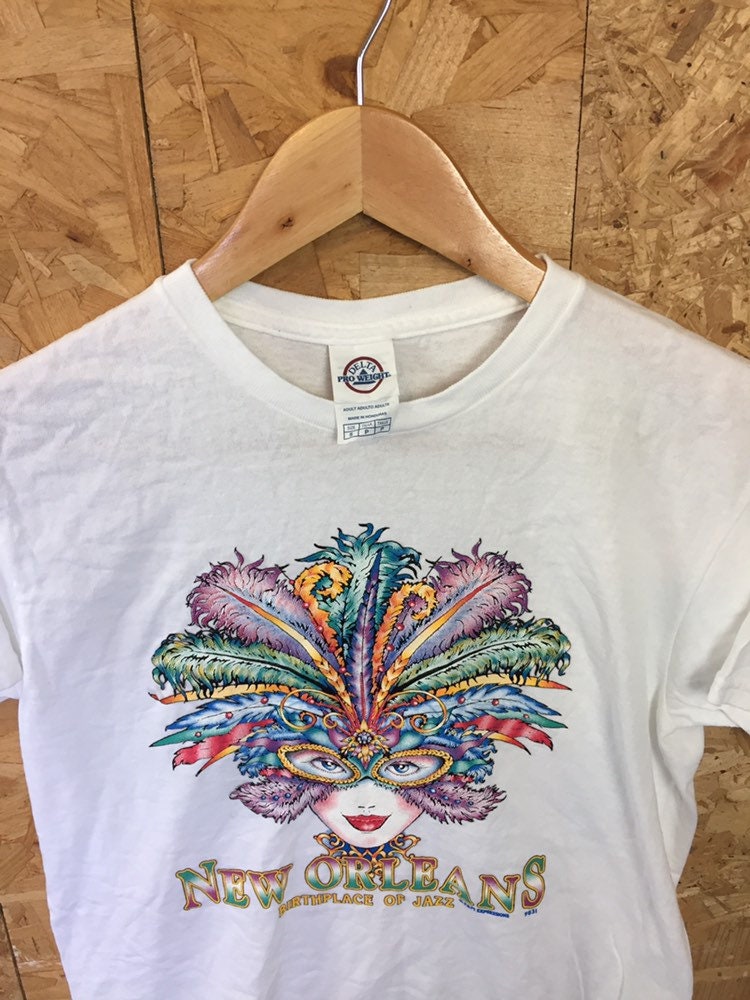 Vintage unisex 90s New Orleans multicoloured USA Souvenir t-shirt size small
