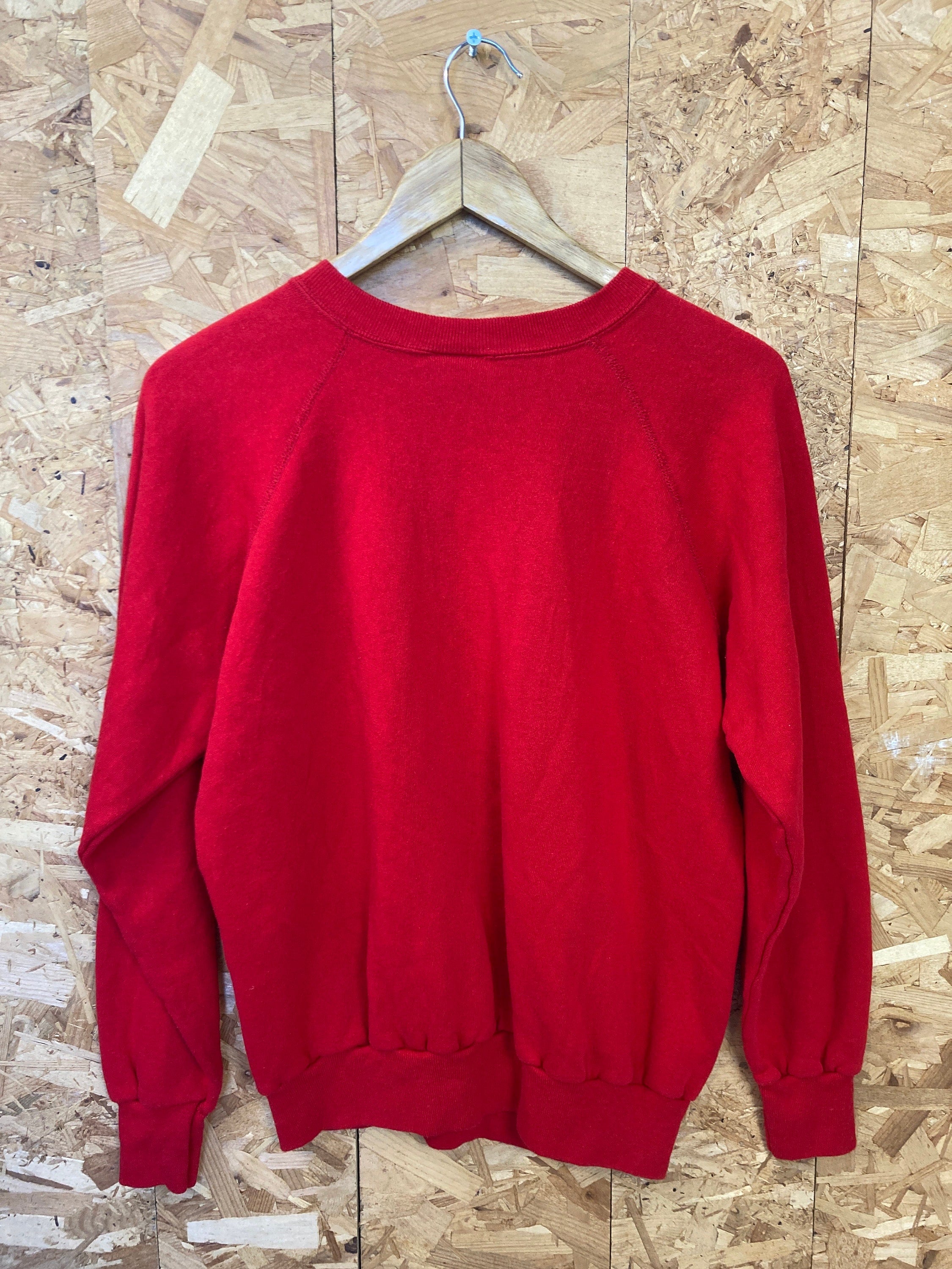 Vintage 90s The Nutcracker Dakota Dance Association red crew neck theatre sweater size medium
