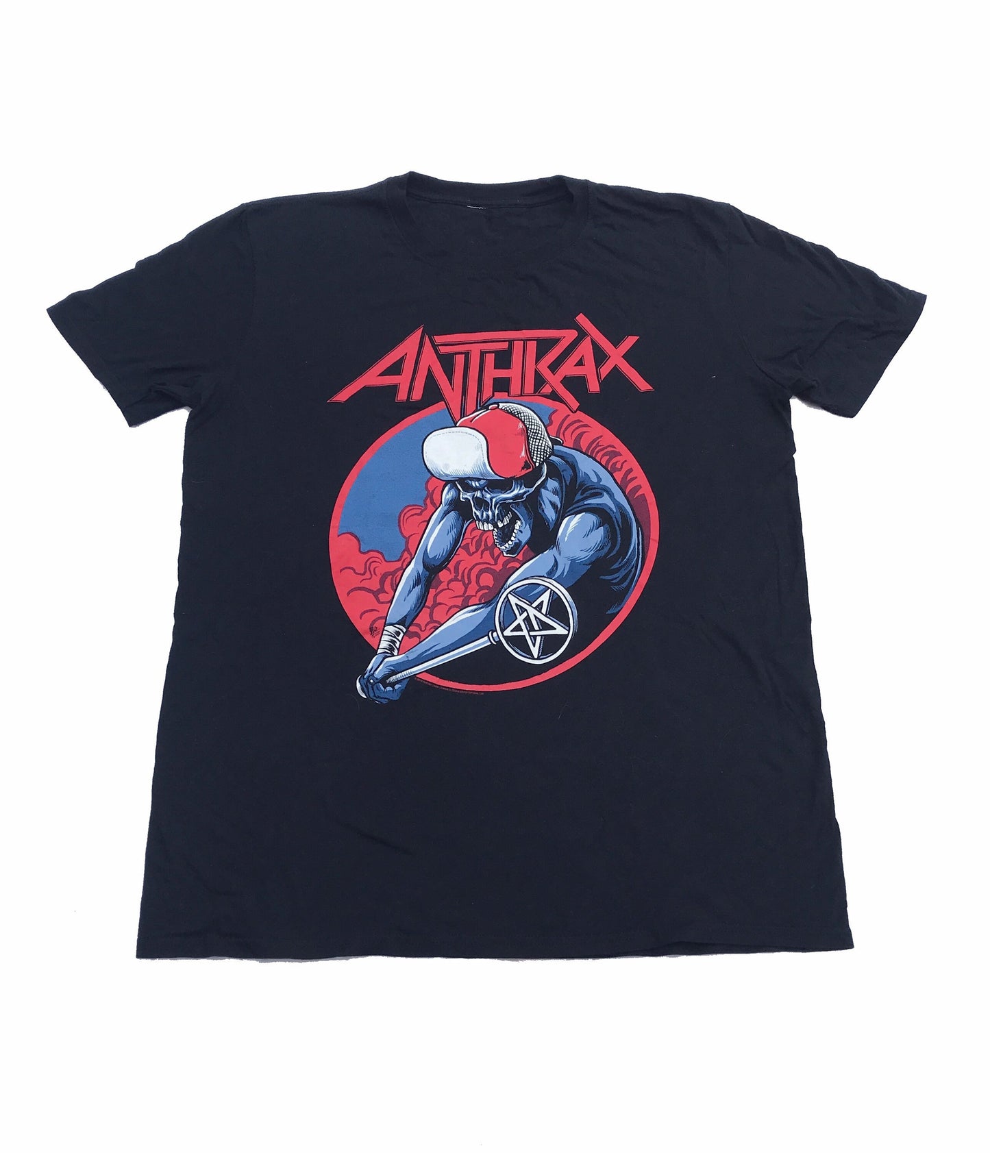 Vintage 00s Anthrax heavy metal rock t-shirt size medium